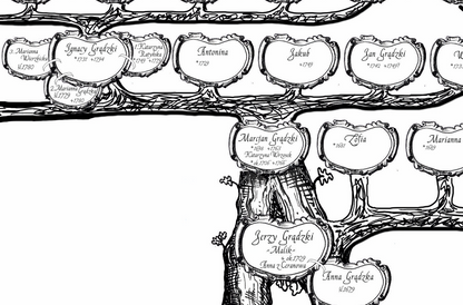 Drzewo rodziny Grądzki z ziemi Drohickiej