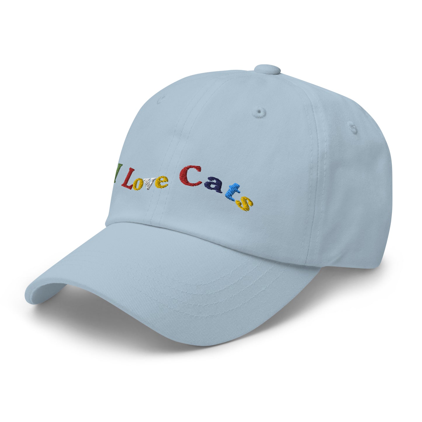 I Love Cats Dad hat