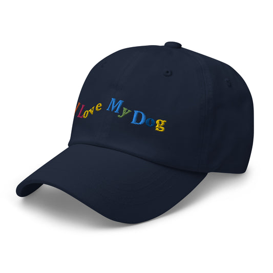 I Love My Dog Dad hat