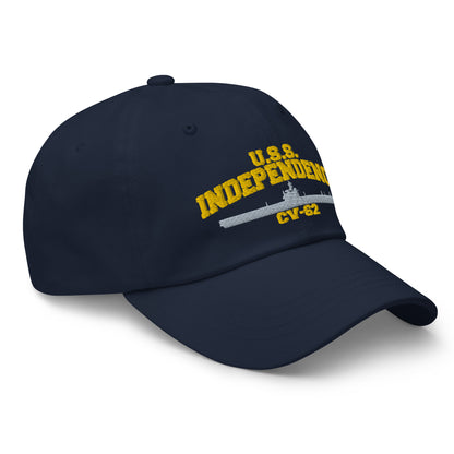 U.S.S. INDEPENDENCE CV-62 Ship Cap