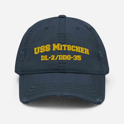 USS Mitscher DL-2/DDG-35 Distressed Dad Hat