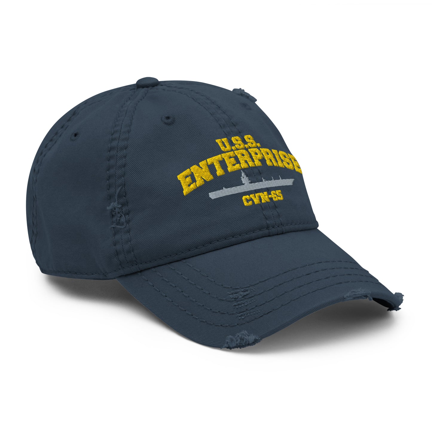 USS ENTERPRISE CVN-65 Distressed Dad Hat