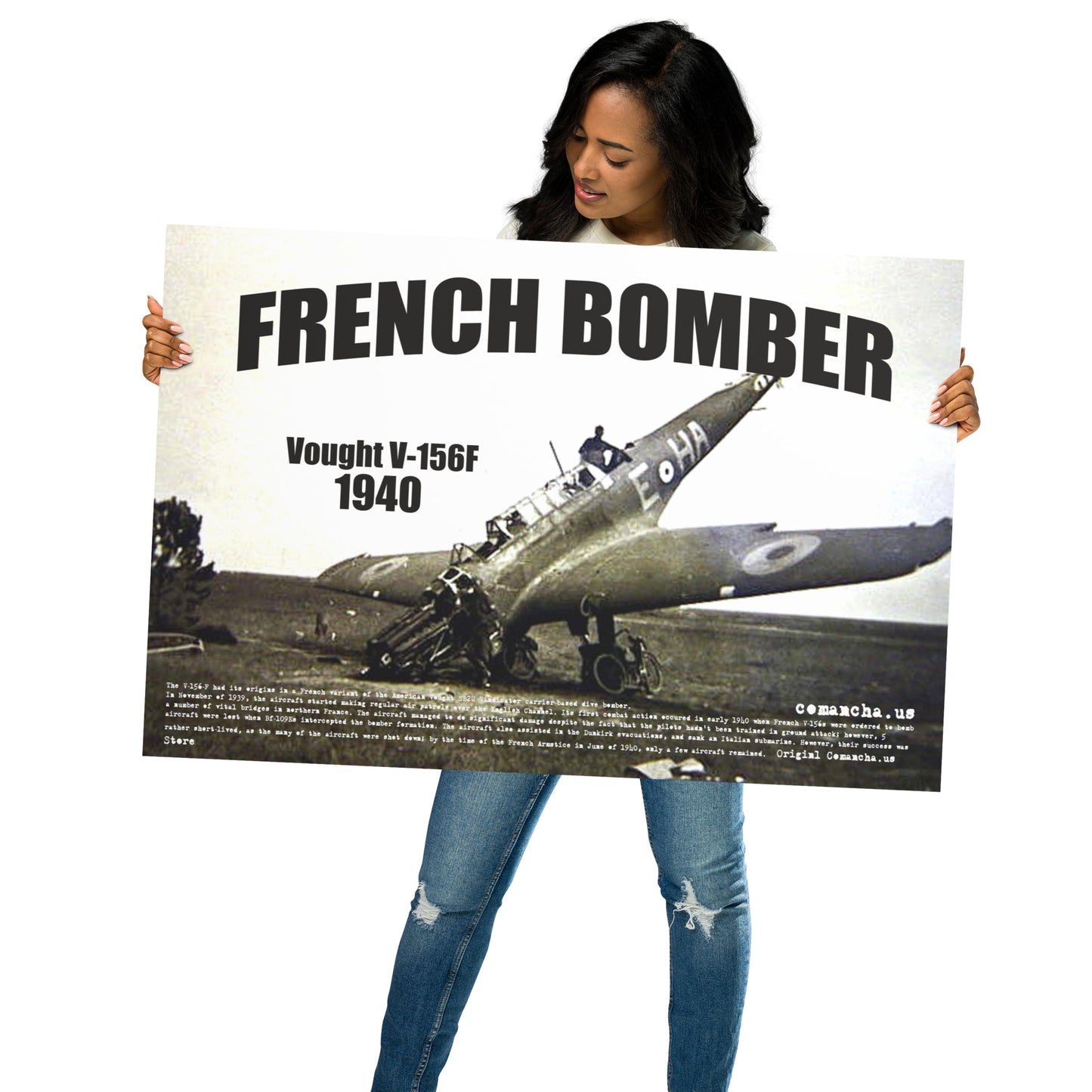 Vought V156f Poster, French Bomber Poster,