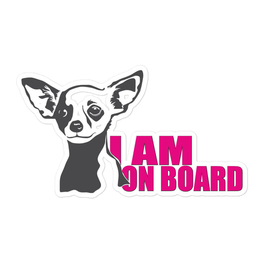 Chihuahua on board - Bubble-free stickers