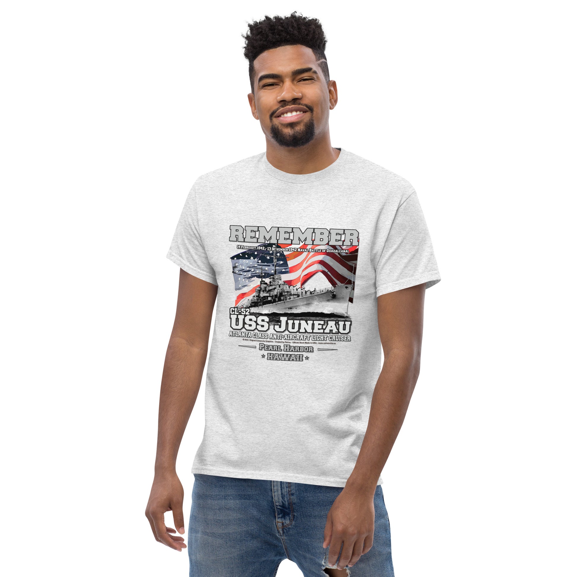 USS JUNEAU CL-52 tee, US navy Tees, US Cruiser Veterans T-Shirt, Comancha Navy T-shirts, USS JUNEAU CL-52 Cruiser Veterans T-Shirt, Comancha Navy T-shirts,