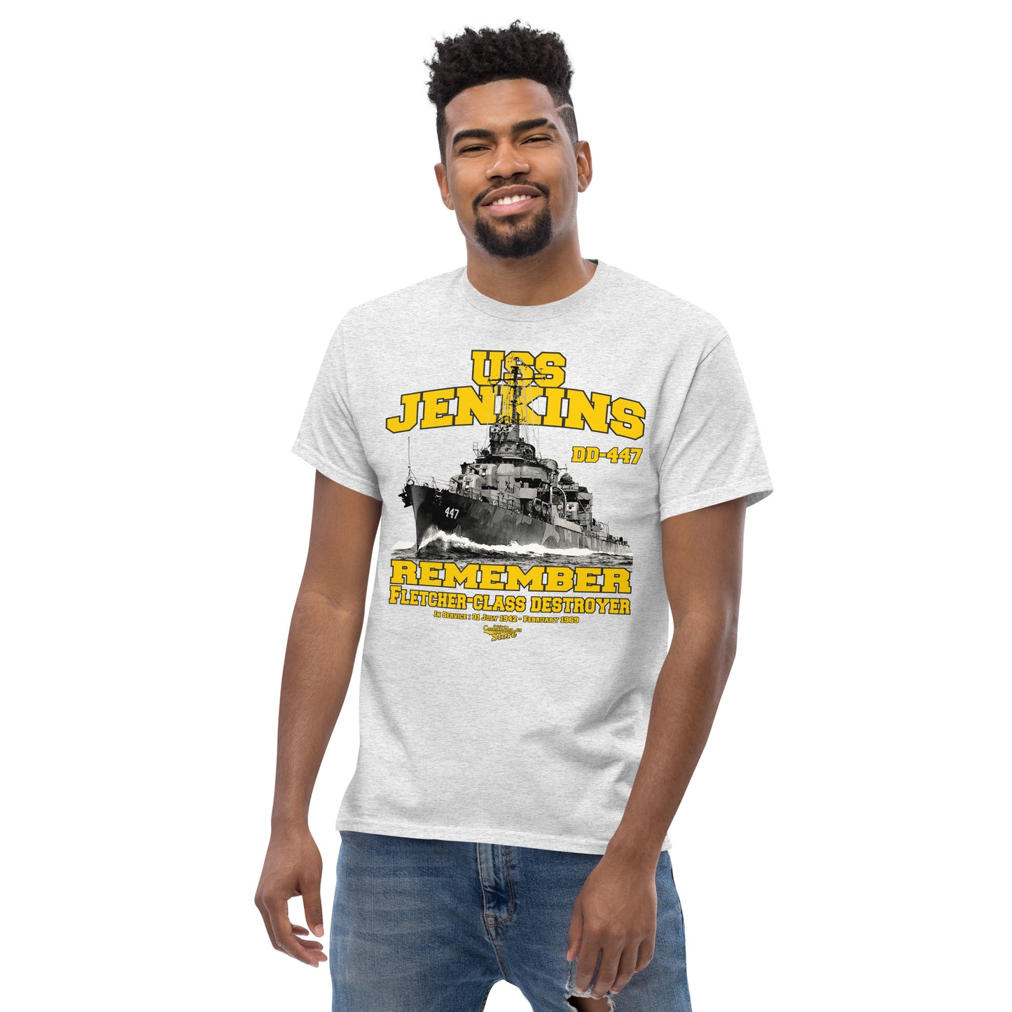 USS Jenkins DD-447 tee