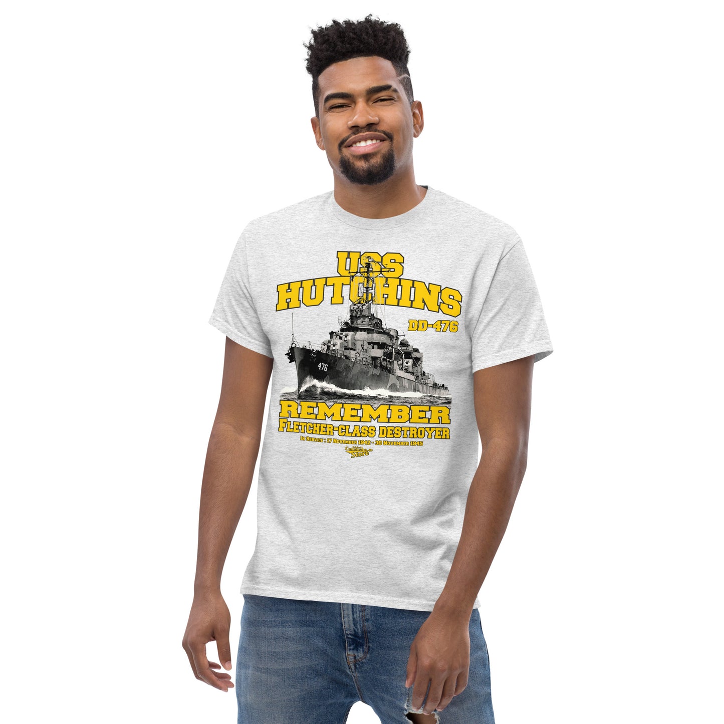 USS Hutchins DD-476 t-shirt