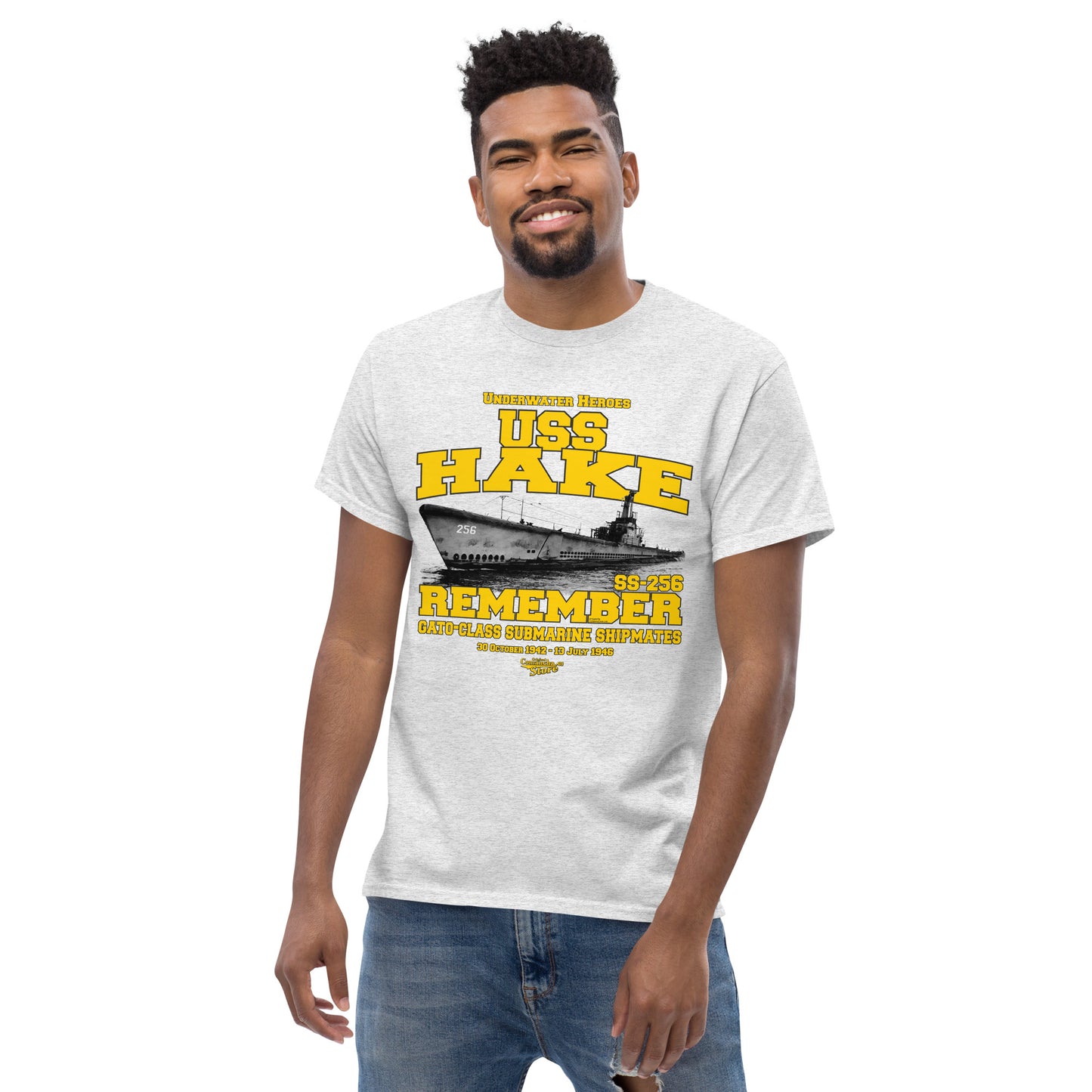 USS Hake SS/AGSS-256 Submarine t-shirt