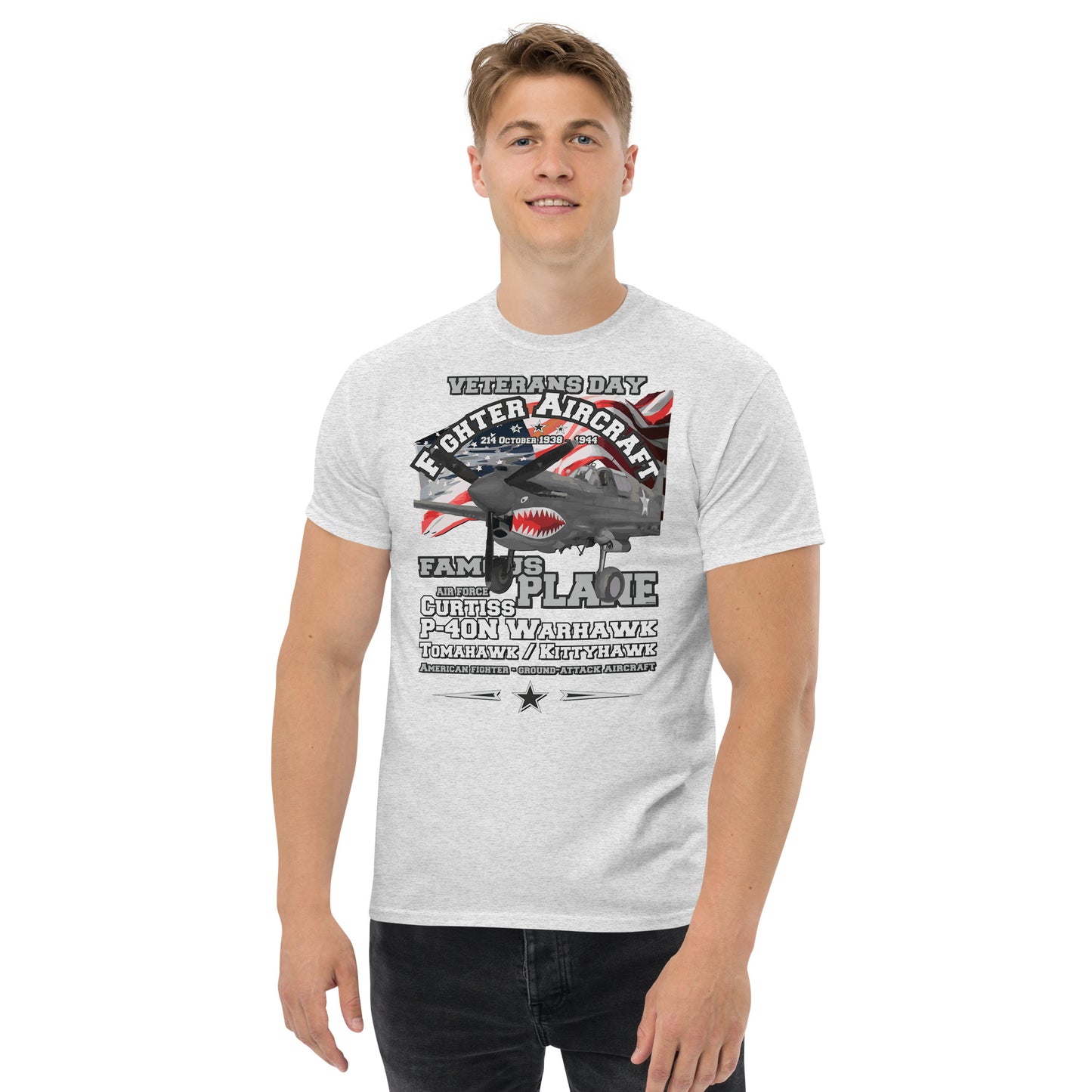 P-40N Curtiss Warhawk Fighter T-shirt