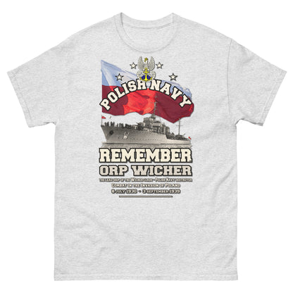 ORP WICHER Polish Navy Destroyer t-shirt