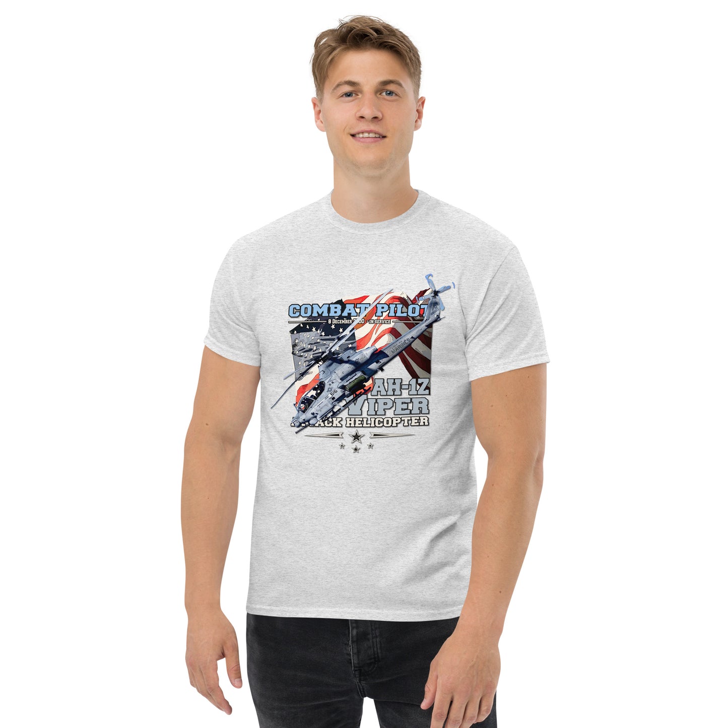 AH-1Z VIPER attack helicopter t-shirt