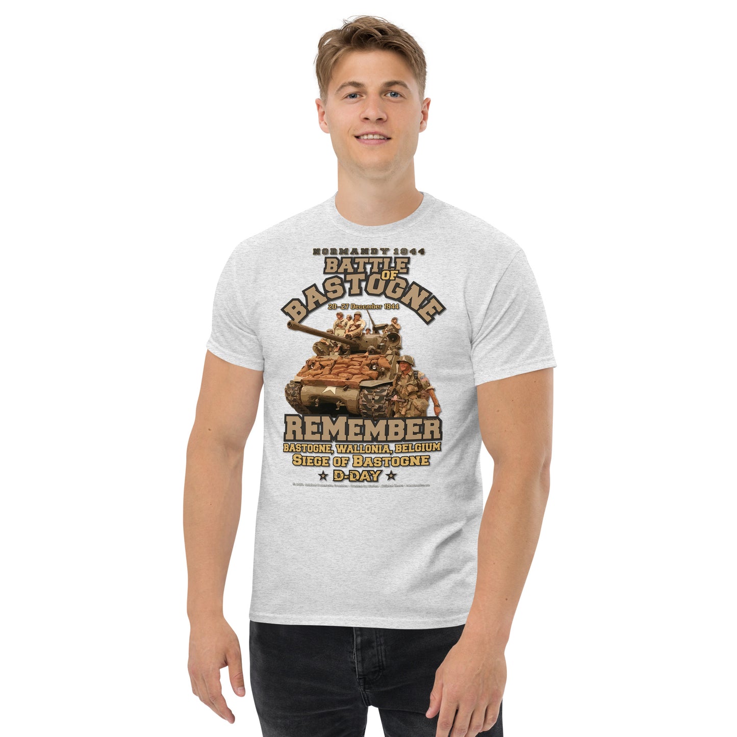 Battle of Bastogne 1944 classic t-shirt