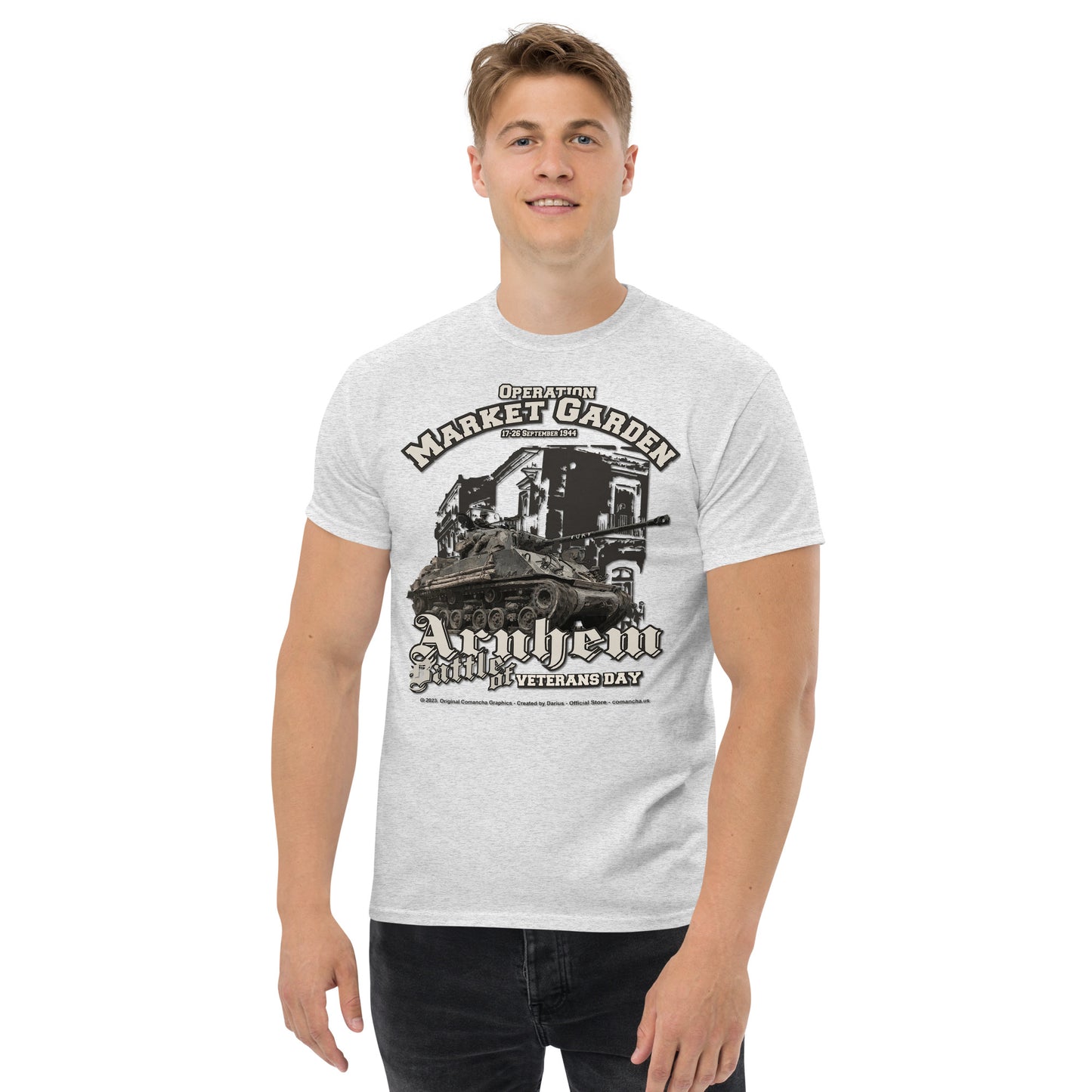 Battle of Arnhem 1944 T-Shirt - Operation Market Garden,Comancha T-Shirt,