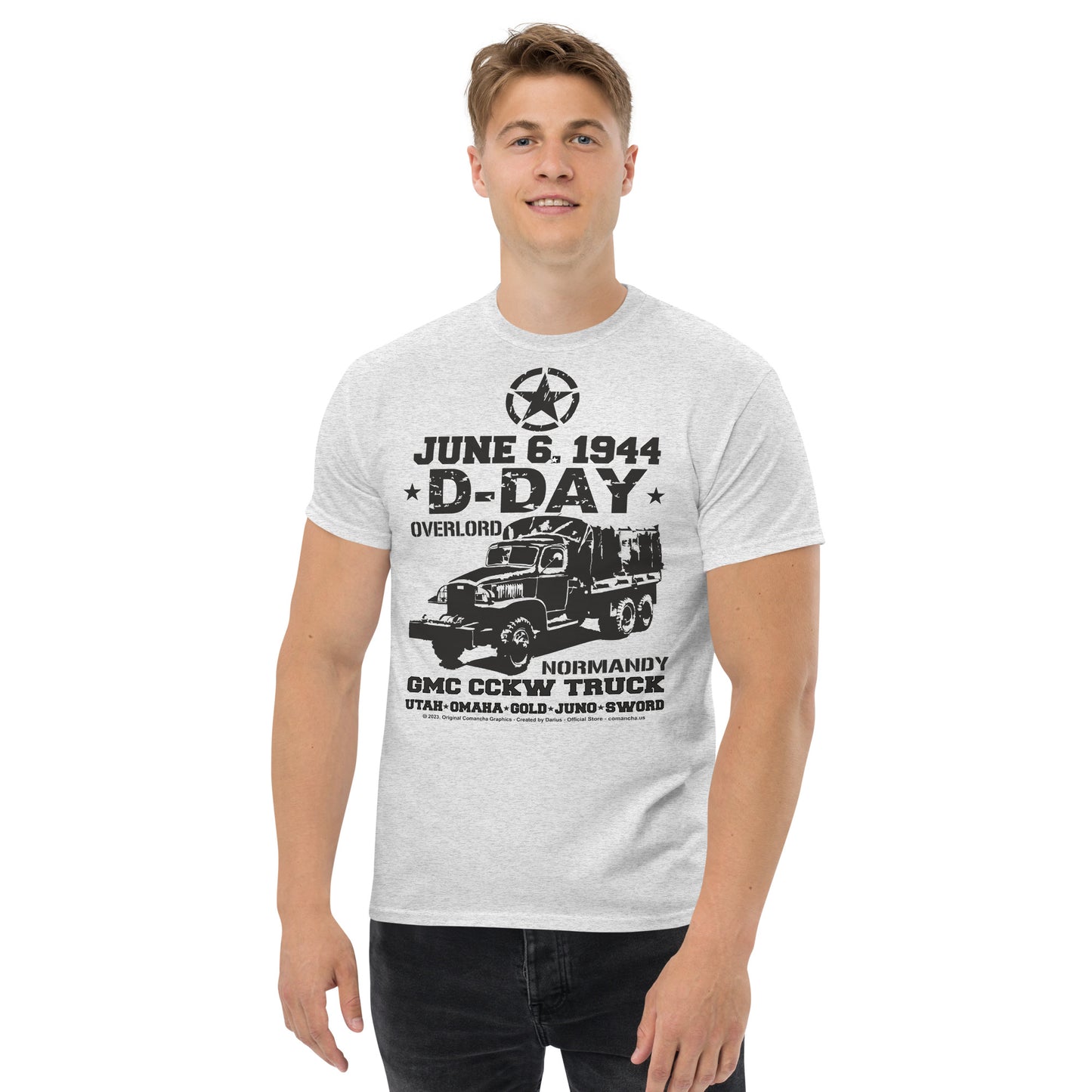 D-Day GMC CCKW Truck Men's t-shirt