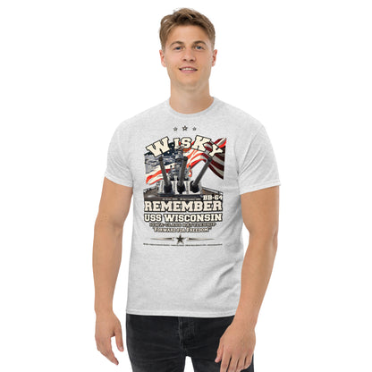 USS Wisconsin BB-64 Battleship t-shirt