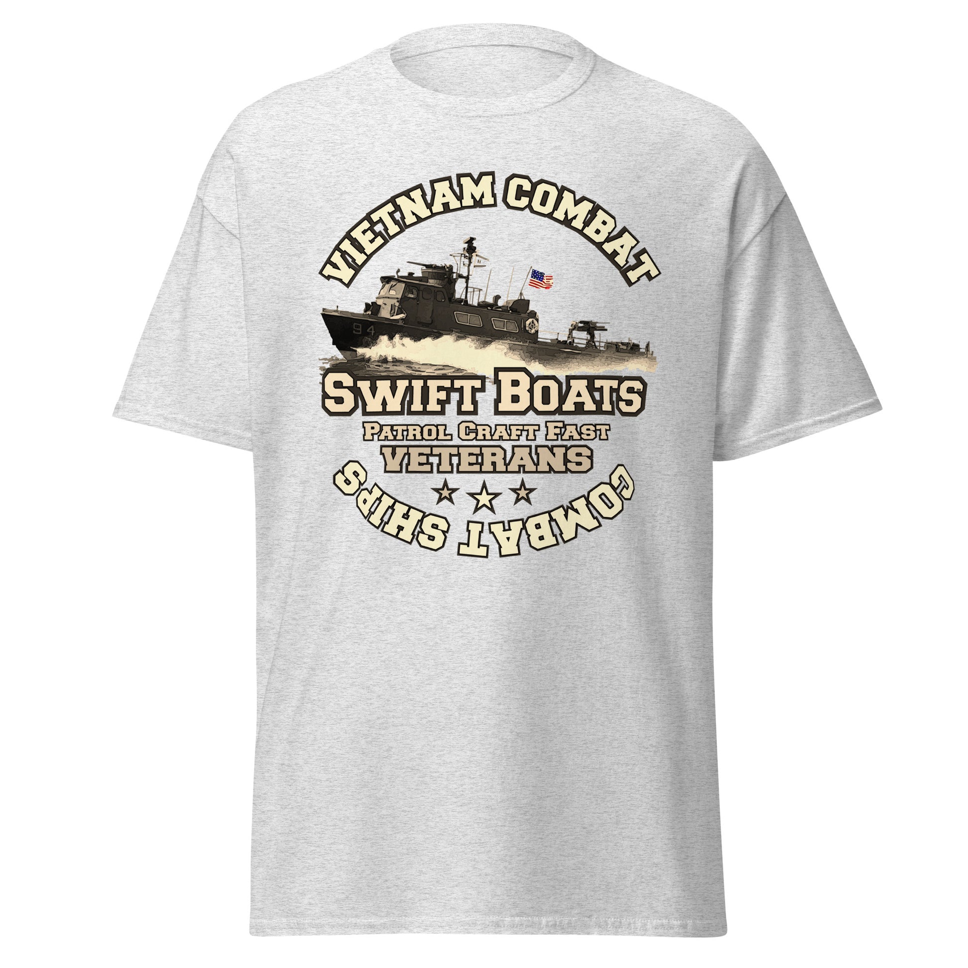 Swift Boats Veterans T-Shirt, PCF Veterans, Comancha,