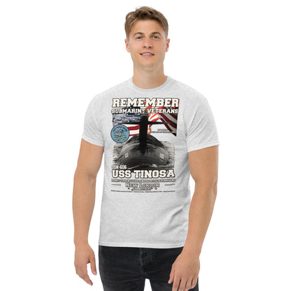 USS TINOSA SSN-606 Attack Submarine t-shirt