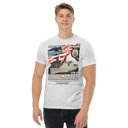 USS SOMERSET LPD-25 Amphibious Transport Dock t-shirt