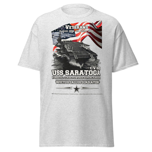 USS SARATOGA CV-60 Aircraft Carrier t-shirt