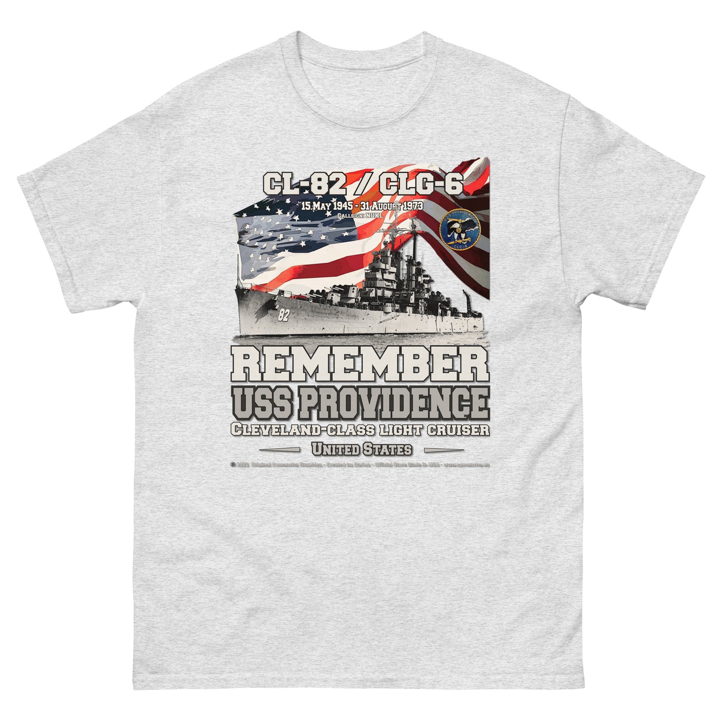 USS PROVIDENCE CL-82 Light Cruiser T-Shirt