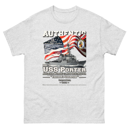 USS PORTER DDG-78 Destroyer T-Shirt