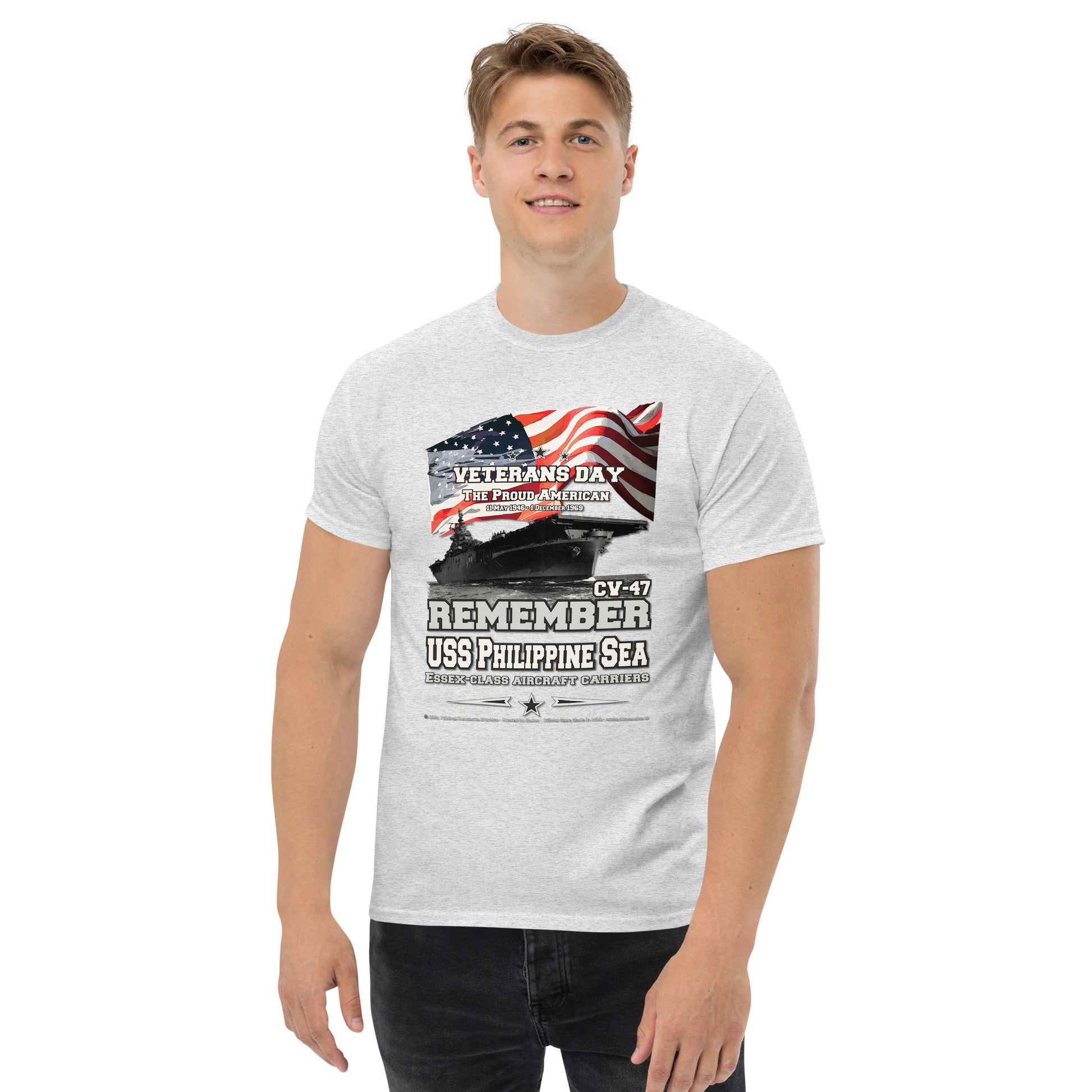 USS PHILIPPINE SEA CV-47 Aircraft Veterans Veterans Classic T-Shirt, 