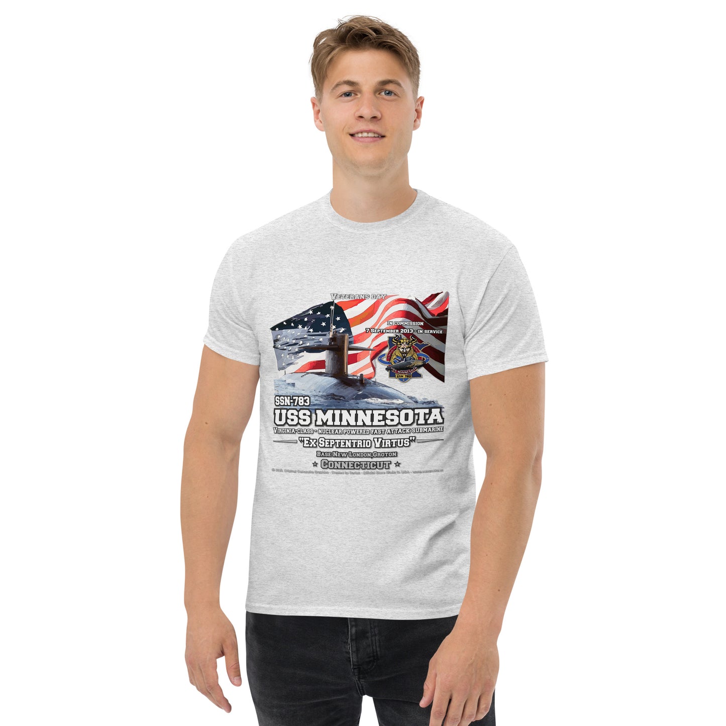 USS MINNESOTA SSN-783 Submarine T-Shirt