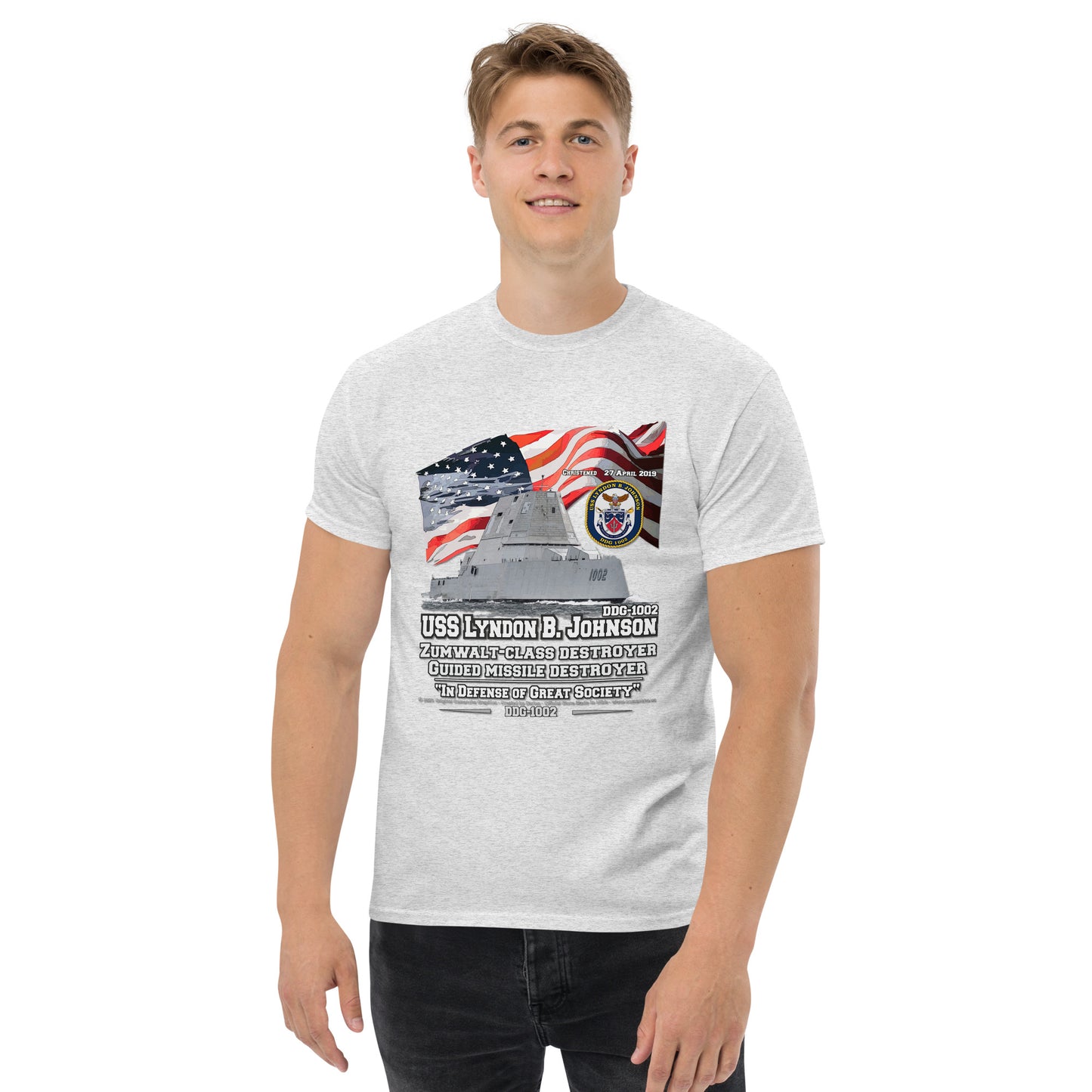 USS LYNDON B. JOHNSON DDG1002 Destroyer T-Shirt