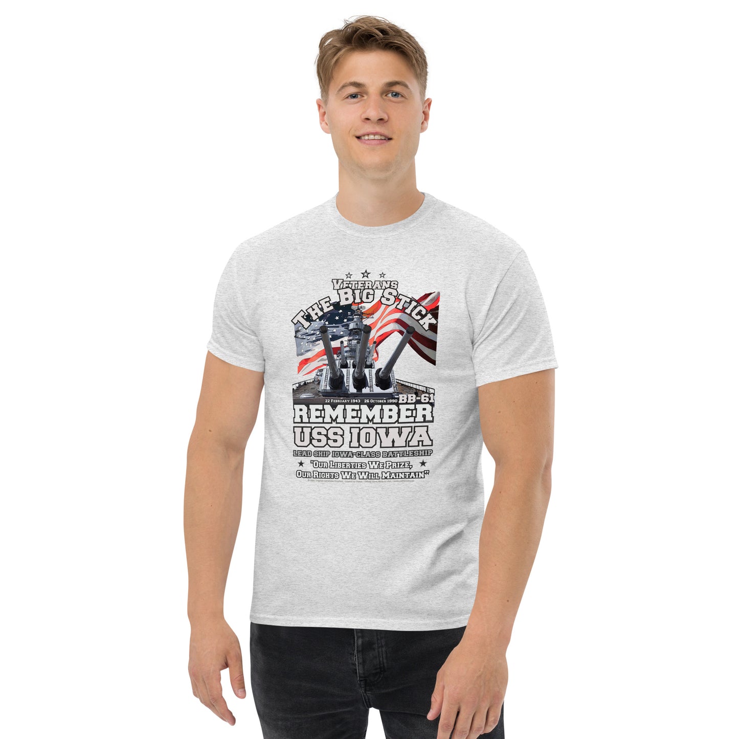 USS IOWA BB-61 Battleship Shipmates T-Shirt