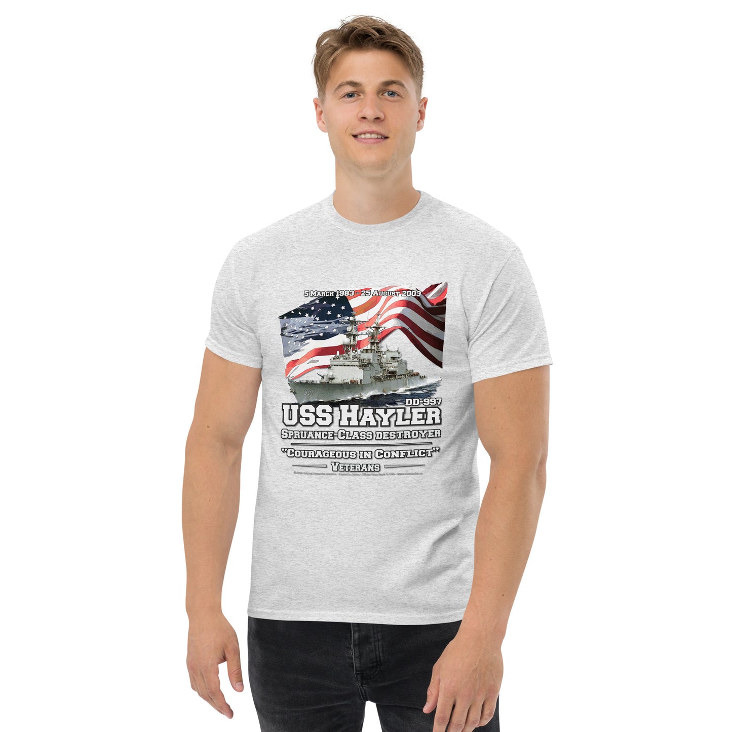 USS HAYLER DD-997 Destroyer T-Shirt