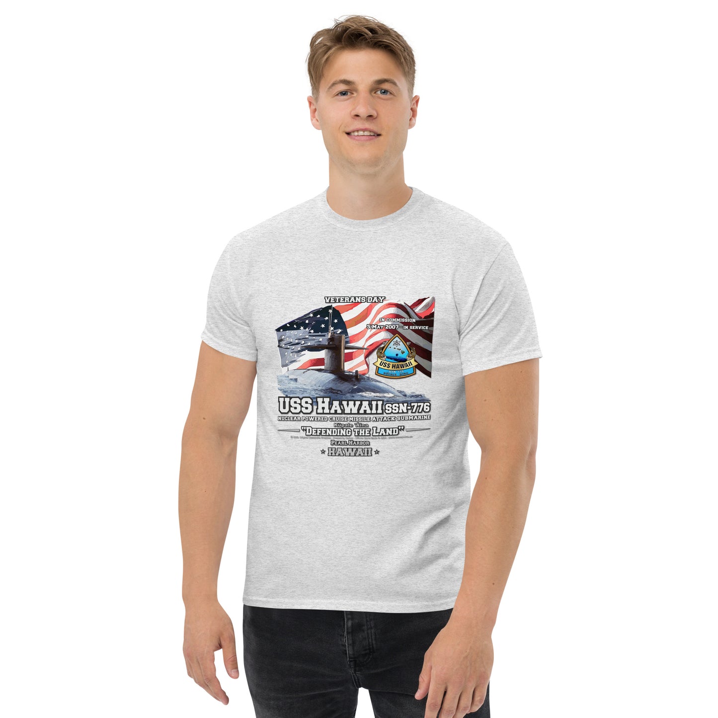 USS HAWAII SSN-776 Submarine T-Shirt