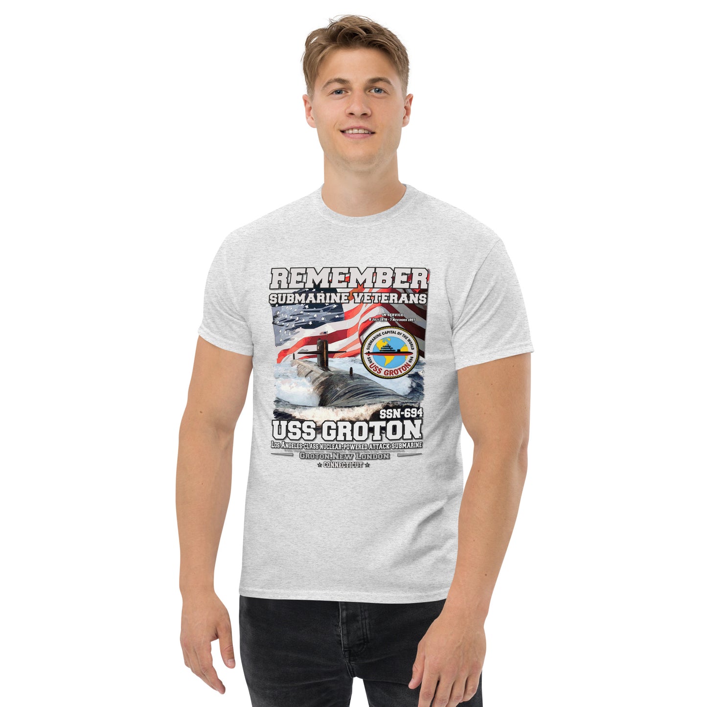 USS GROTON SSG-694 Submarine t-shirt