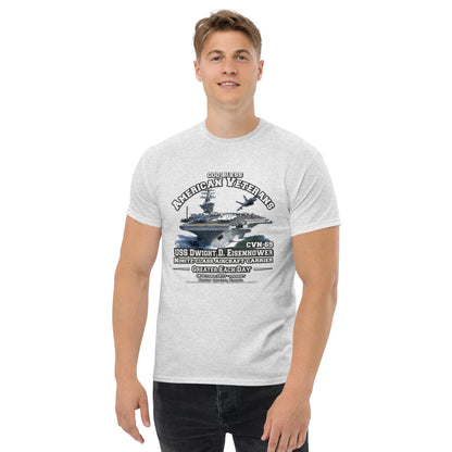 USS DWIGHT EISENHOWER CVN-69 Aircraft Carrier T-shirt