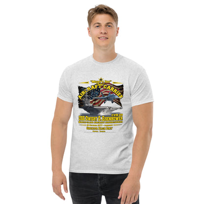 USS DWIGHT EISENHOWER CVN-69 Aircraft Carrier Veterans Classic Tee