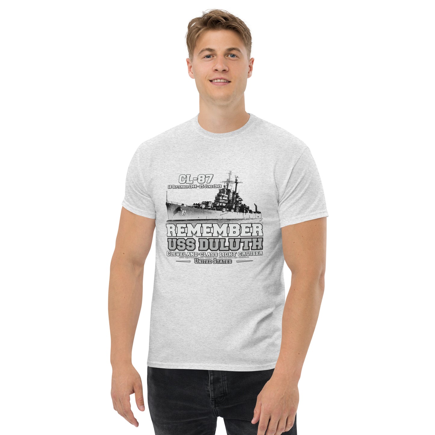 USS DULUTH CL-87 Cruiser T-shirt