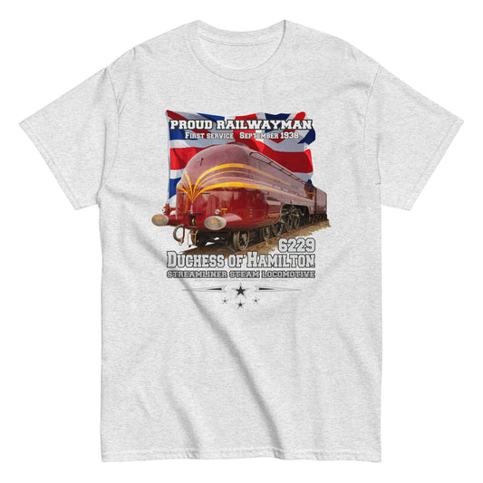 6229 Streamliner t-shirt, Steam Locomotive T-shirt, Comancha Graphics t-shirt,