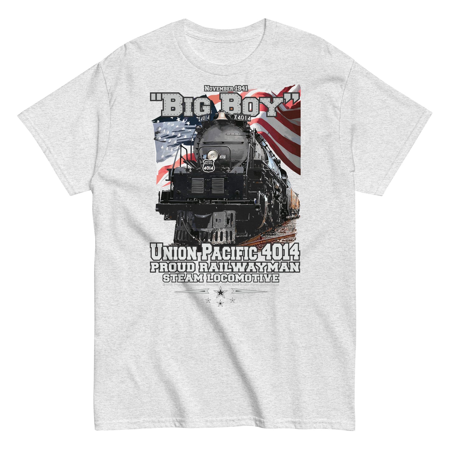 Big Boy 4014 Steam locomotive tee, Comancha Graphics,