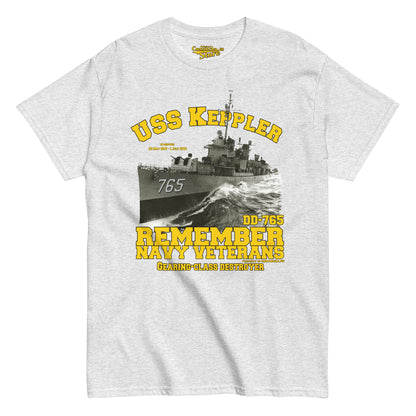 USS Keppler DD-765 Navy destroyer Veterans tee