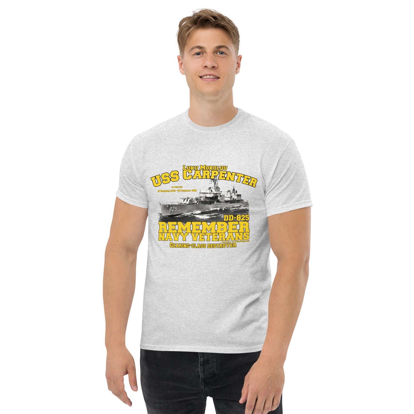 USS Carpenter DD-825 Destroyer t-shirt