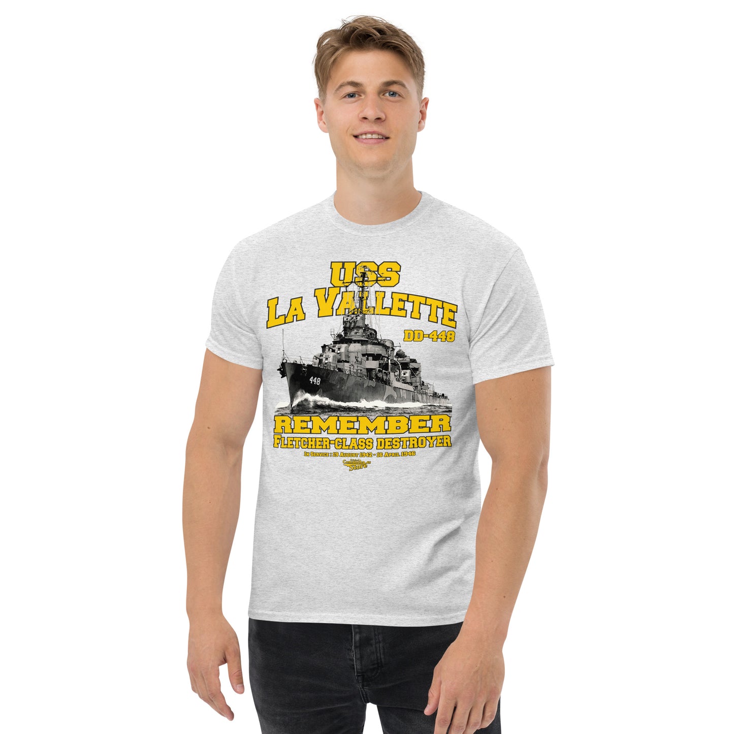 USS La Vallette DD-448 tee