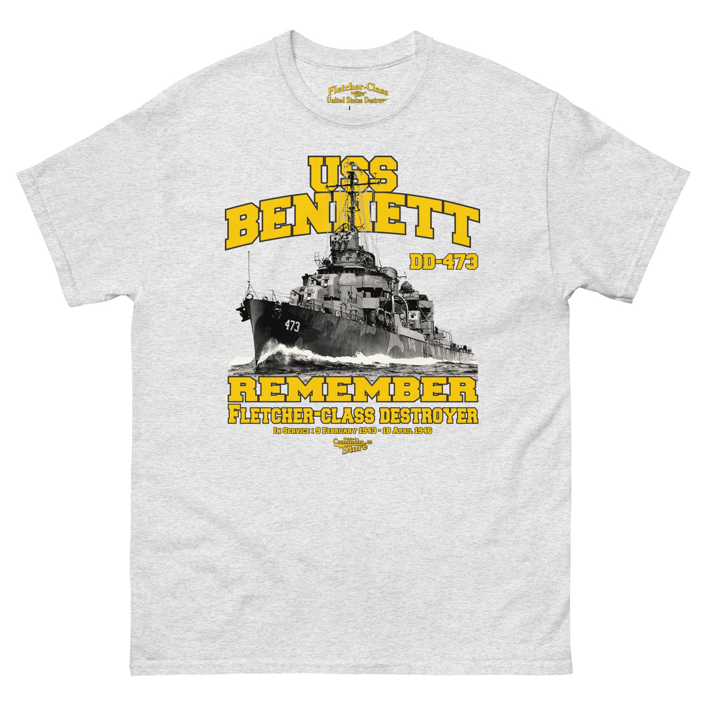 USS Bennett DD-473 t-shirt