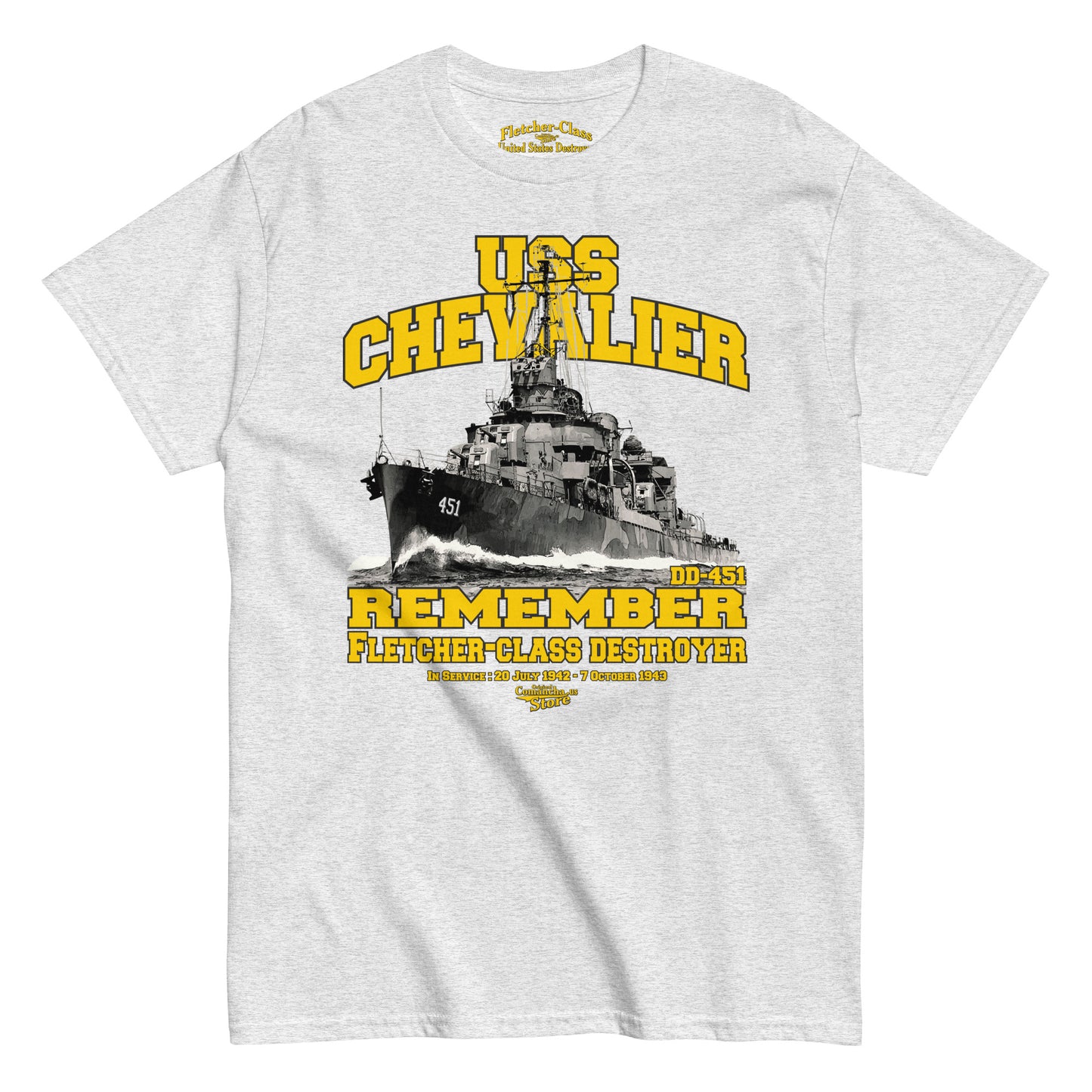 USS Chevalier DD-451 t-shirt