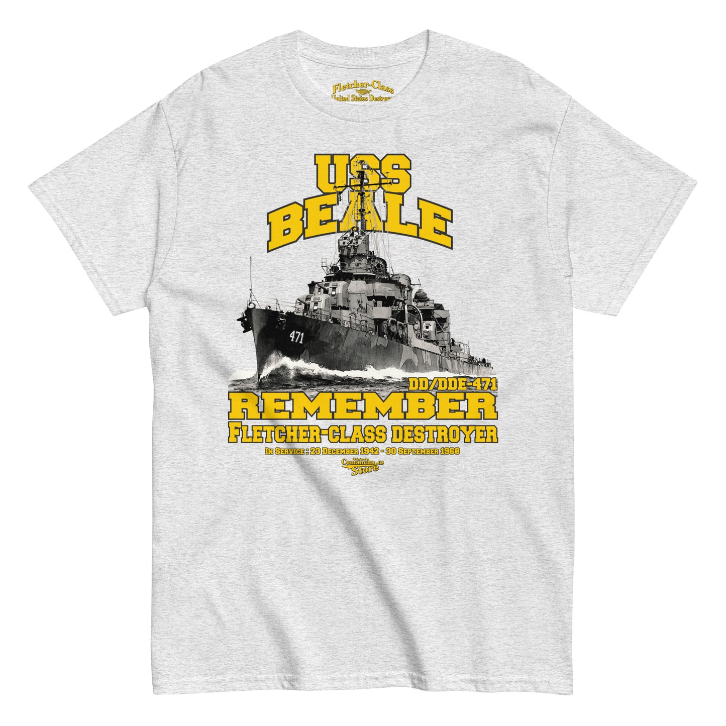 USS Beale DD/DDE-471 destroyer t-shirt