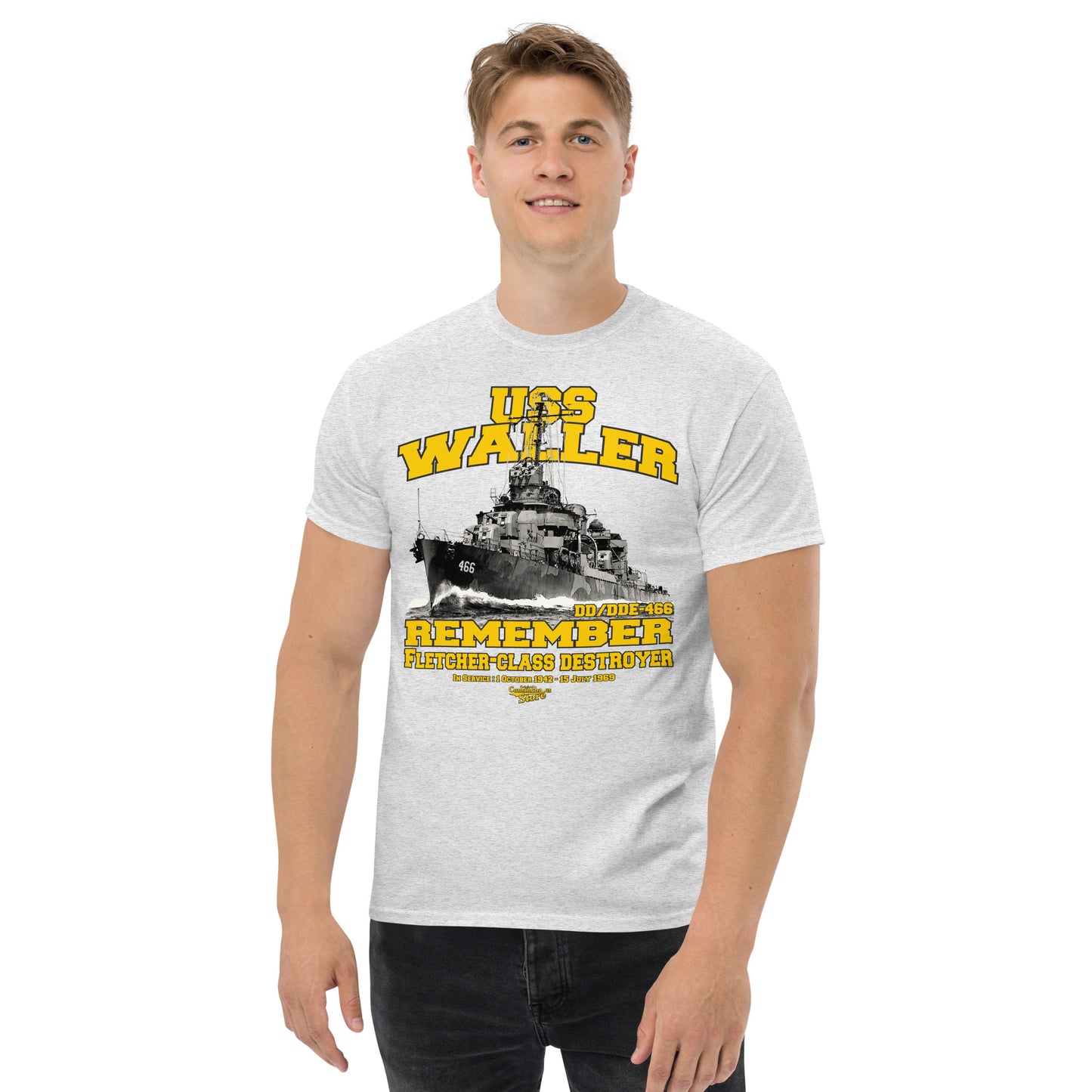 USS Waller DD/DDE-466 t-shirt