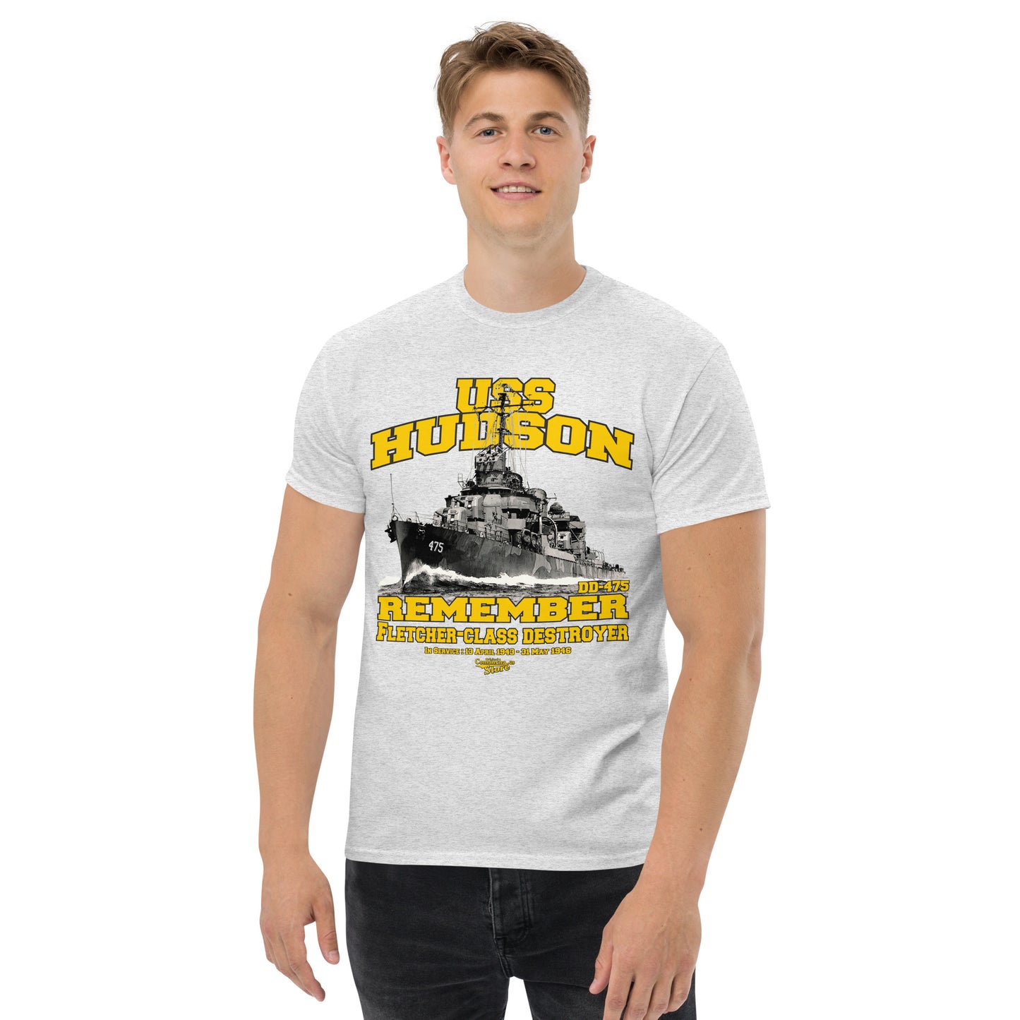 USS Hudson DD-475 T-shirt