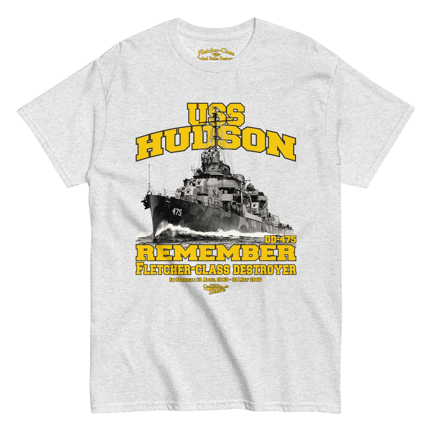 USS Hudson DD-475 T-shirt