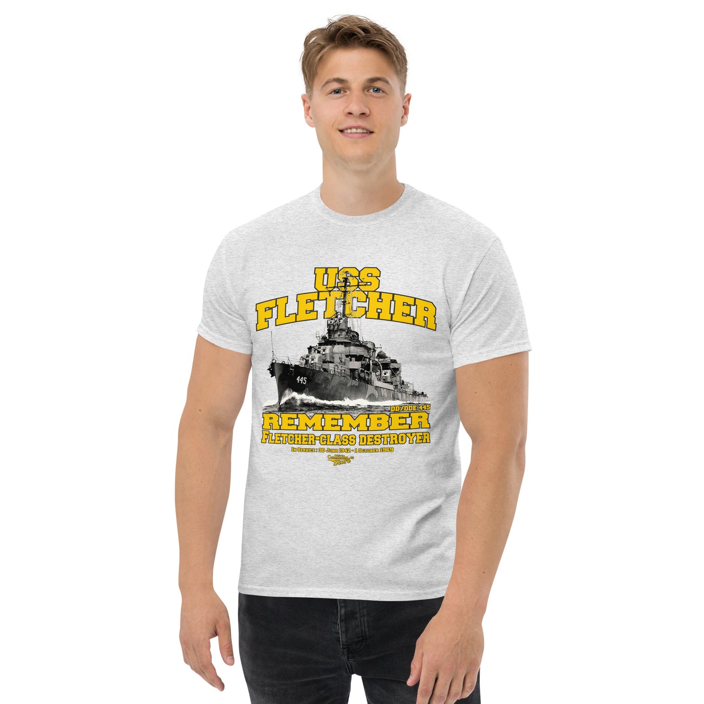 USS Fletcher DD/DDE-445 t-shirt