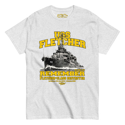 USS Fletcher DD/DDE-445 t-shirt