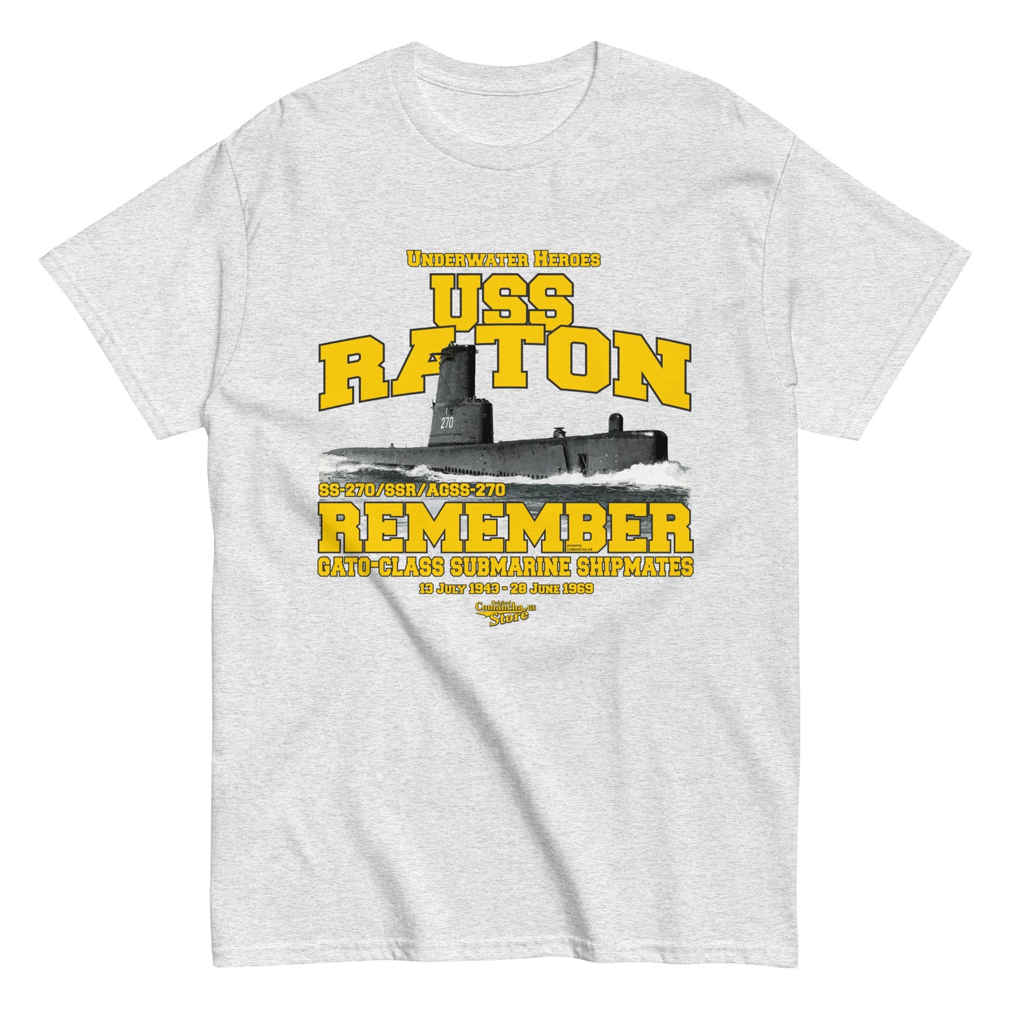 USS Raton SS-270 submarine t-shirt