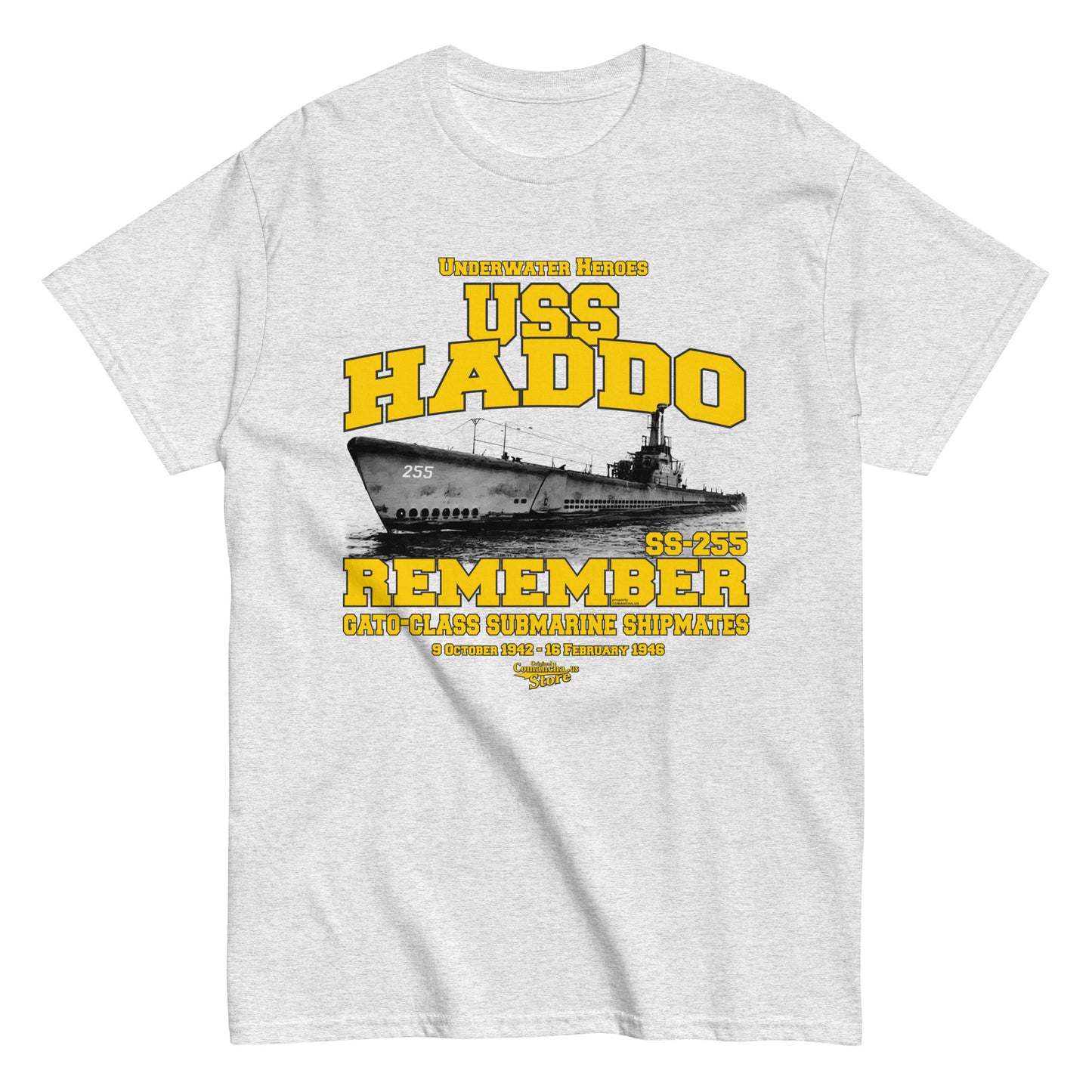 USS Haddo SS-255 Submarine t-shirt